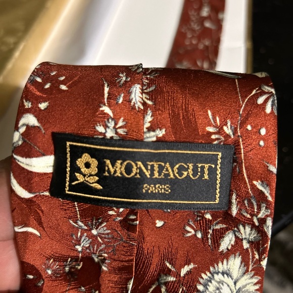 MONTAGUT SILK TIE - Picture 4 of 6
